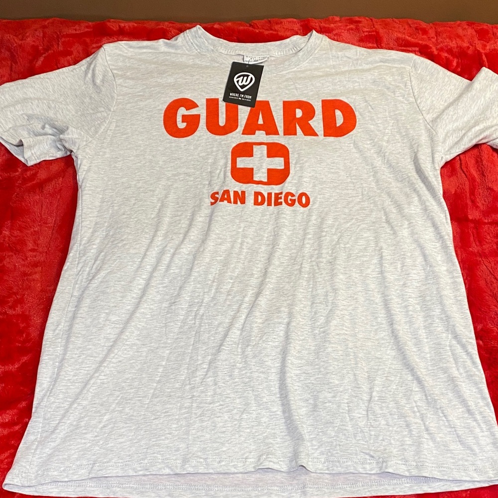 Light‎ Gray T-Shirt San Diego Guard